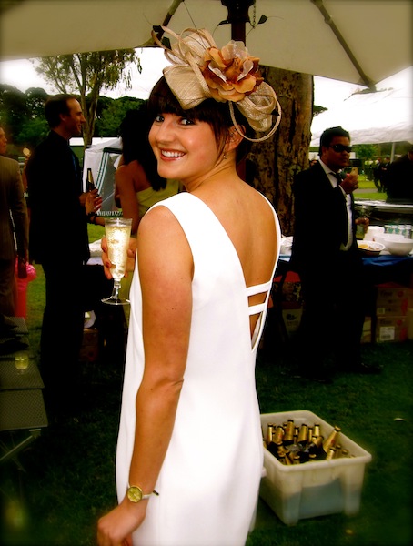 Christine Amorose of C'est Christine at Melbourne Cup 2011 Christine Amorose of C'est Christine at Melbourne Cup 2011
