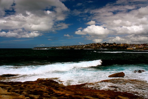 Ocean on the Coastal Walk from Bondi to Coogee Ocean on the Coastal Walk from Bondi to Coogee