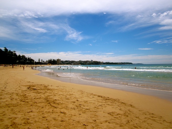 Manly Beach on a sunny day, Sydney, Australia Manly Beach on a sunny day, Sydney, Australia