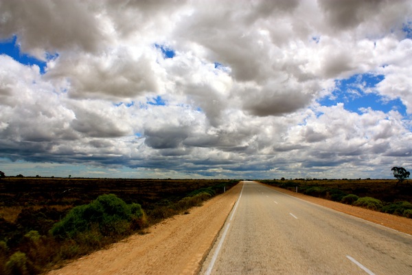 View of the clouds over the Nullarbor, Western Australia View of the clouds over the Nullarbor, Western Australia