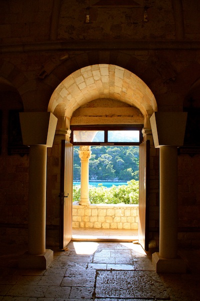 View from the monastery on an island in Mljet National Park, Croatia View from the monastery on an island in Mljet National Park, Croatia