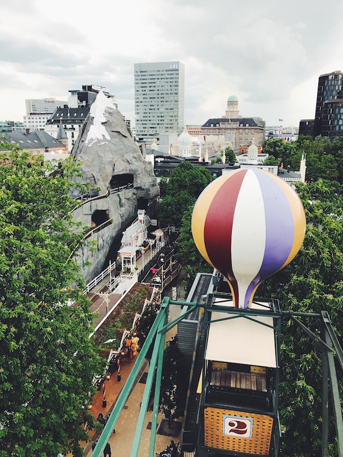 Tivoli Gardens theme park in Copenhagen
