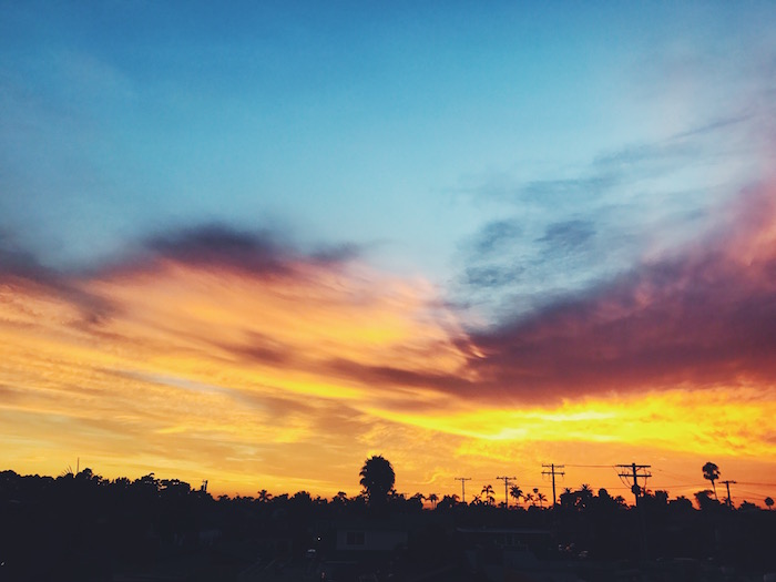 Sunset in North Park, San Diego