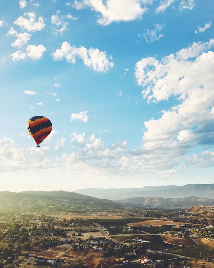 California Dreamin' Hot Air Balloon Ride in Temecula, California