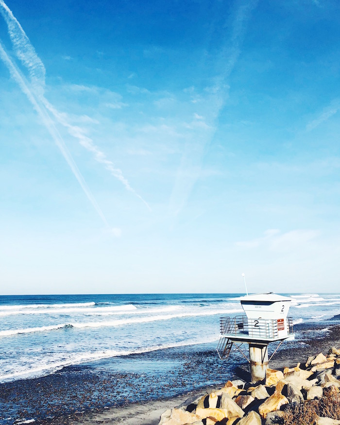 Torrey Pines Beach in San Diego, California