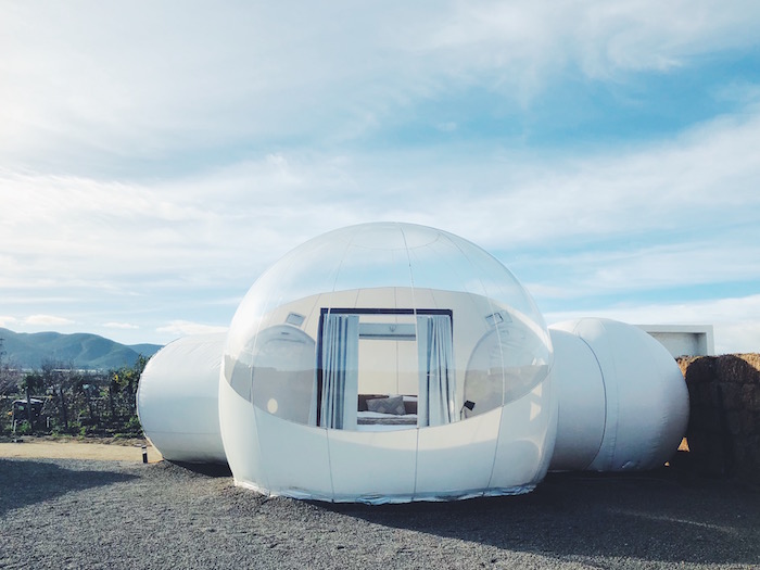 Campera Bubble Hotel in Valle de Guadalupe, Mexico