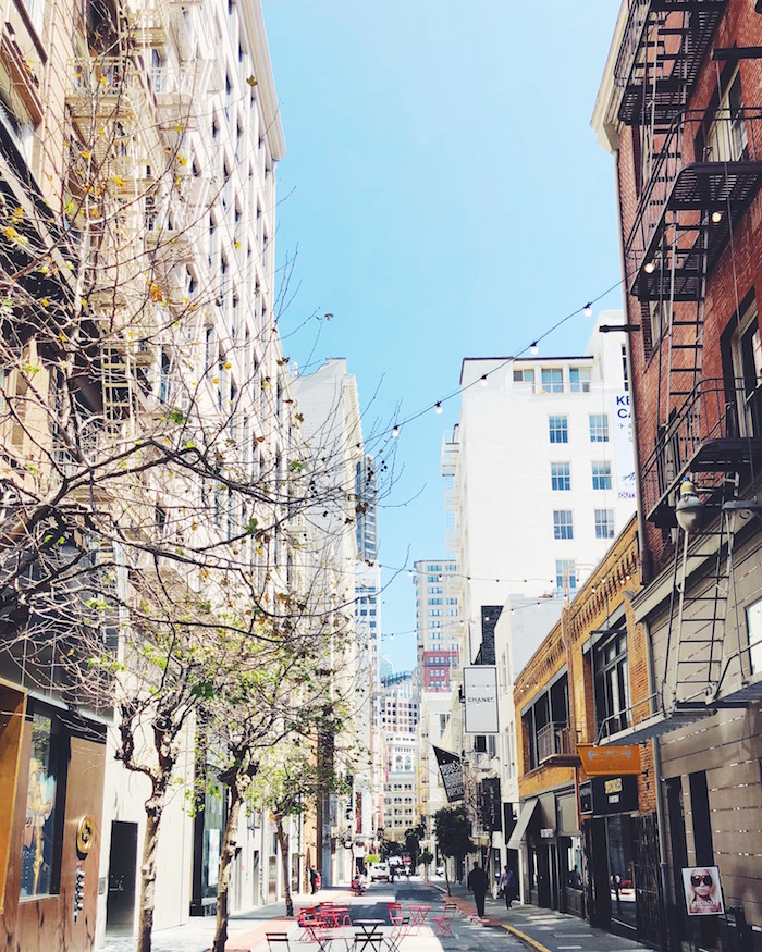 Maiden Lane in San Francisco, California