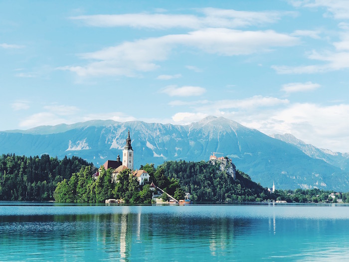 Monastery at Lake Bled, Slovenia