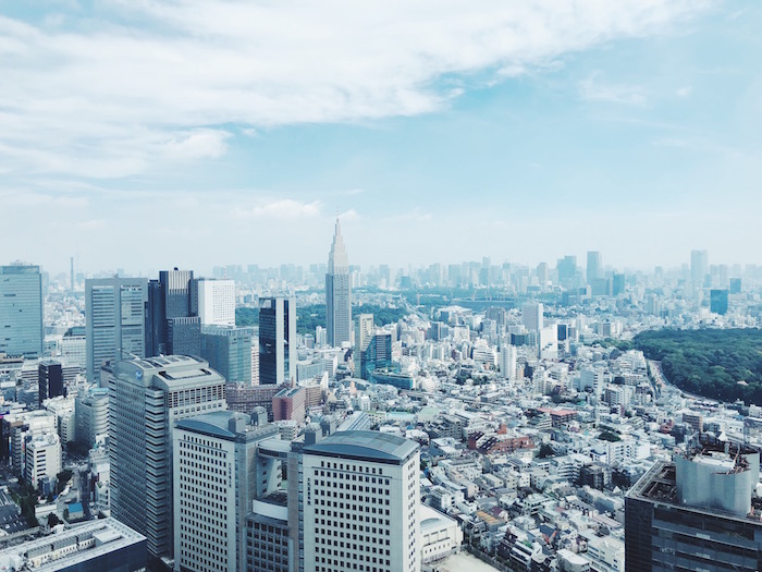 Tokyo skyline from the Park Hyatt