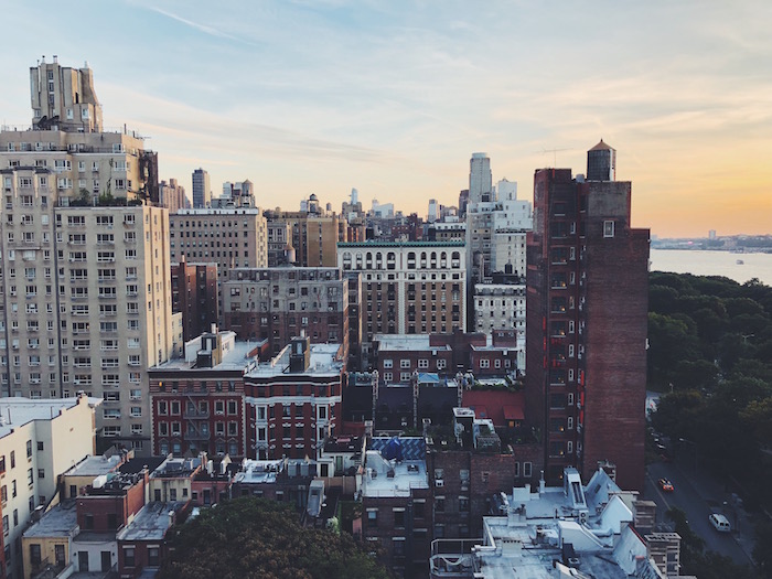 Upper West Side Sunset in New York City