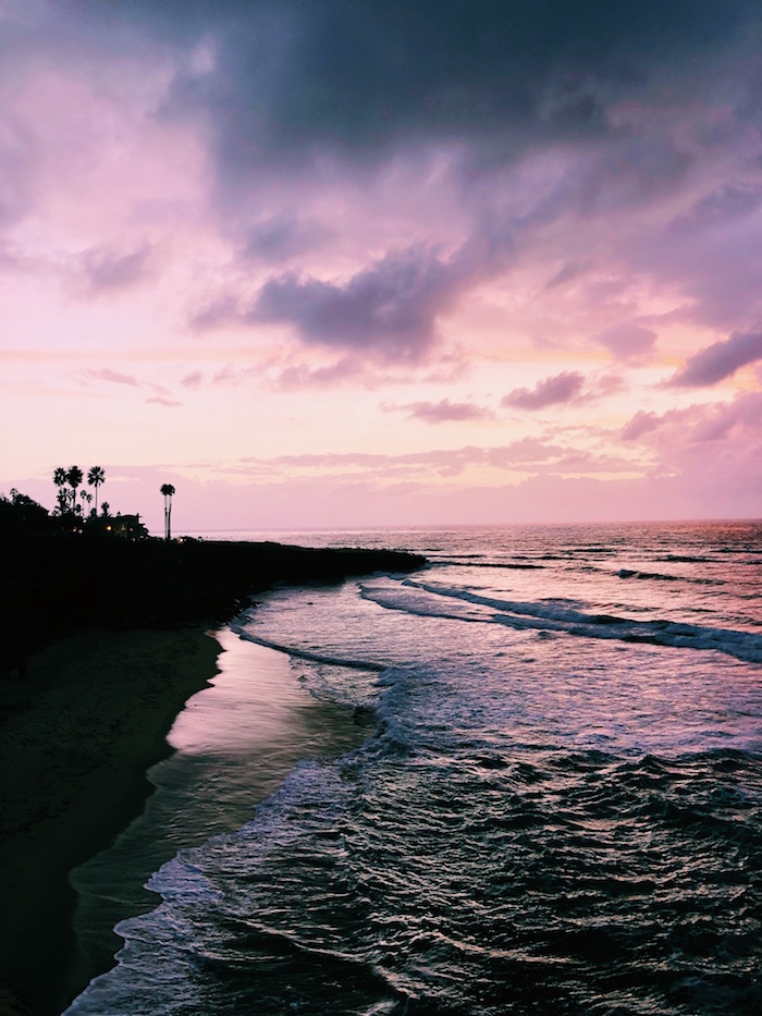 Sunset Cliffs sunset in San Diego