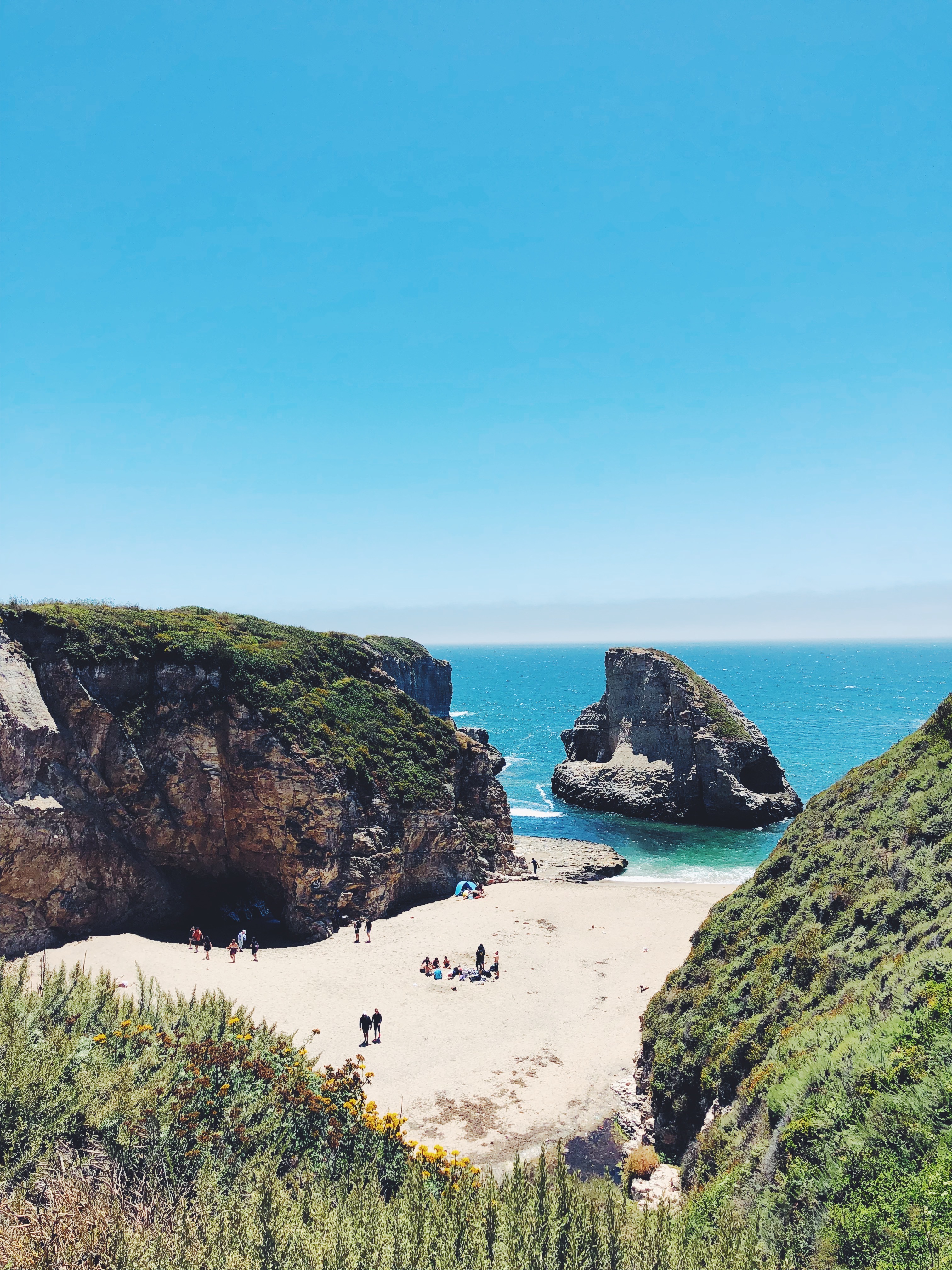 Shark Fin Cove in Northern California