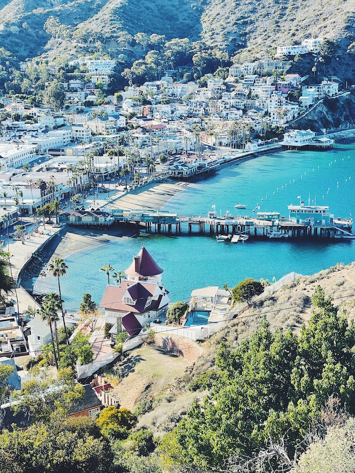 View of Avalon Bay, Catalina Island, California